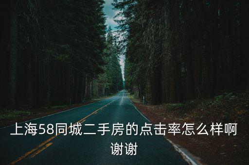 上海58同城二手房的點擊率怎么樣啊謝謝