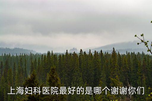 上海婦科醫(yī)院最好的是哪個謝謝你們