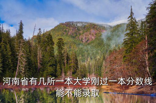 河南高考考多少能上一本大學,河南理科生想上一本大學