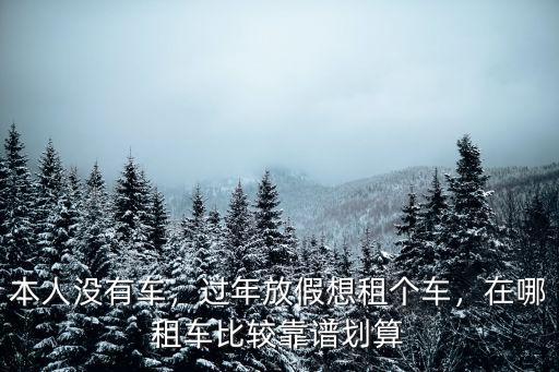 南陽哪里租車比較便宜,租車平臺用哪個便宜些