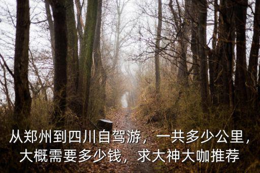 從鄧州至鄭州自駕游需要多少錢,大概需要多少錢