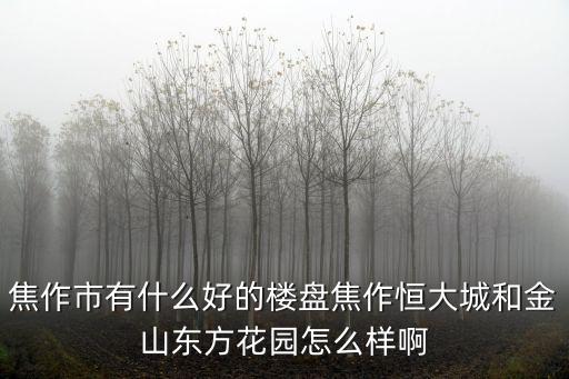 焦作東方社區(qū)醫(yī)院怎么樣,東方花園怎么樣啊