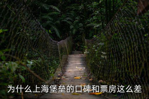為什么上海堡壘的口碑和票房這么差