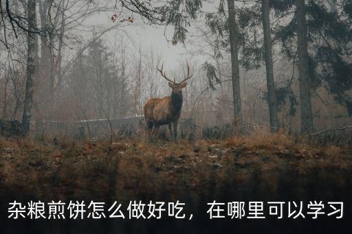 雜糧煎餅怎么做好吃，在哪里可以學習