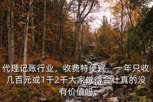 焦作記賬代理費用多少,代理記賬行業(yè)