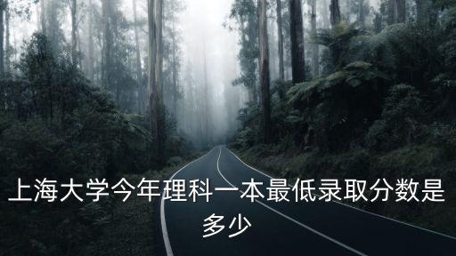 上海大學(xué)錄取分?jǐn)?shù)線，上海大學(xué)今年理科一本最低錄取分?jǐn)?shù)是多少