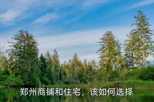 鄭州商鋪和住宅，該如何選擇