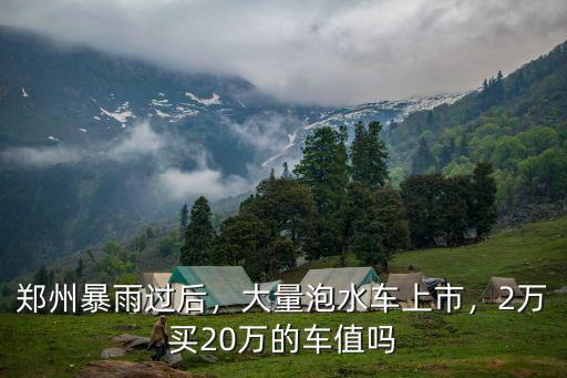 鄭州暴雨泡水車(chē)怎么理賠,鄭州暴雨過(guò)后