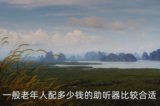 一般老年人配多少錢的助聽器比較合適
