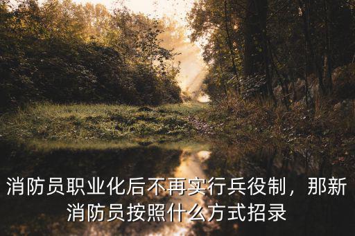 河南消防員招錄后怎么分配,如何招錄新的消防員