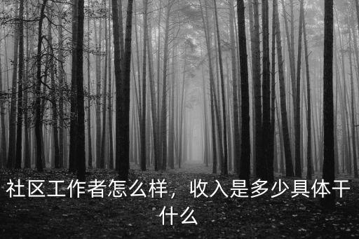 河南社工怎么樣,社區(qū)工作者怎么樣