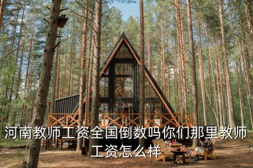 河南教師工資全國倒數嗎你們那里教師工資怎么樣