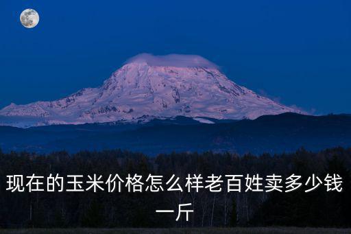 現在的玉米價格怎么樣老百姓賣多少錢一斤