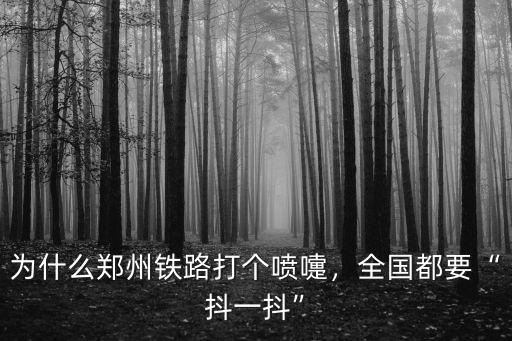 為什么鄭州鐵路打個(gè)噴嚏，全國(guó)都要“抖一抖”