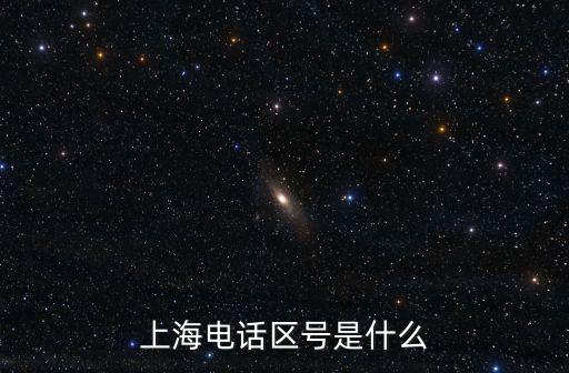上海電話區號是什么