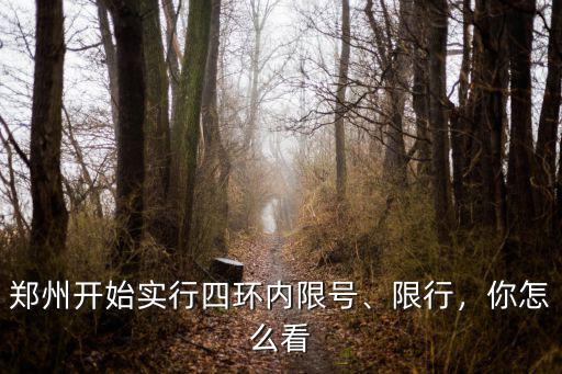 怎么查鄭州限行,鄭州開(kāi)始實(shí)行四環(huán)內(nèi)限號(hào)