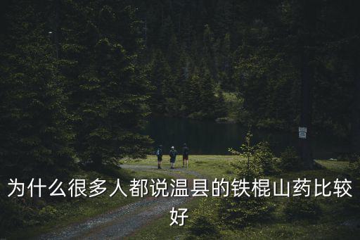 為什么很多人都說溫縣的鐵棍山藥比較好