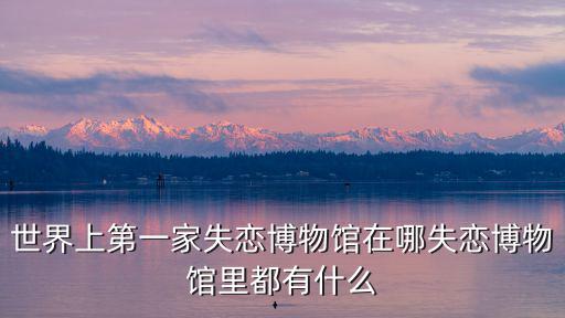 河南省西峽的失戀博物館在哪里,失戀博物館里都有什么