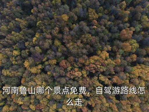 河南魯山哪里有玉石,河南魯山哪個景點免費