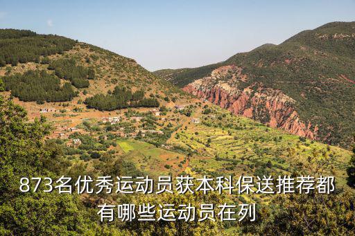 873名優秀運動員獲本科保送推薦都有哪些運動員在列