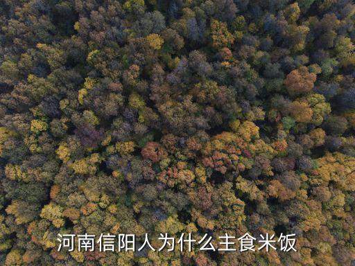 河南信陽人為什么主食米飯