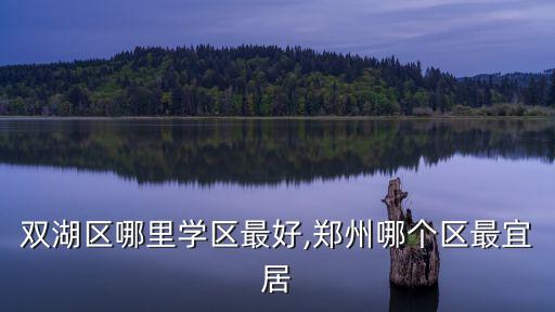 鄭州雙湖區哪里學區最好,鄭州哪個區最宜居