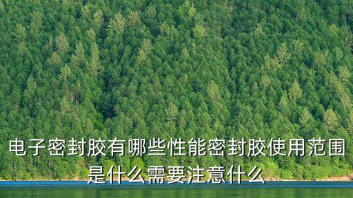 電子密封膠有哪些性能密封膠使用范圍是什么需要注意什么