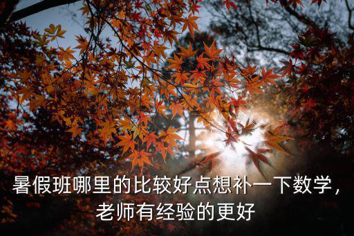 周口哪里招暑假班老師里嗎,暑假班哪里的比較好點(diǎn)