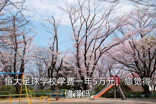 洛陽恒大學校一年學費多少,恒大足球學校學費一年5萬元