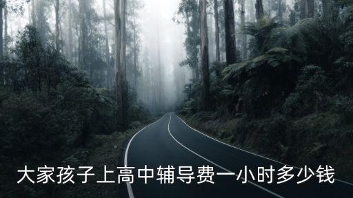 大家孩子上高中輔導費一小時多少錢