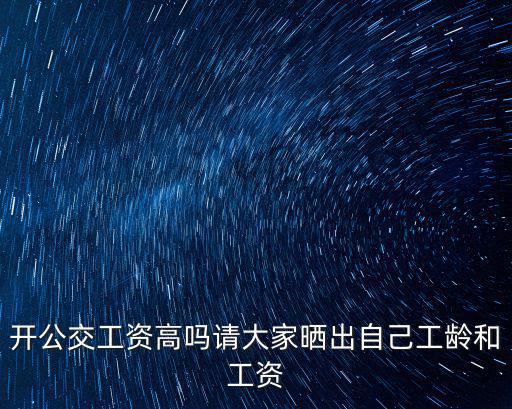 商丘市公交公司司機工資多少,公交司機工資會提高嗎