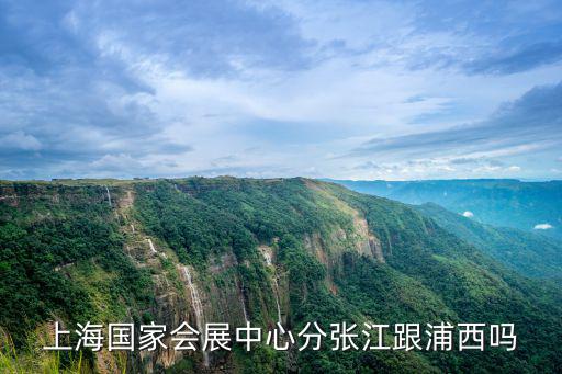 上海國家會展中心，上海國家會展中心分張江跟浦西嗎