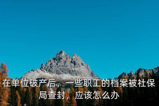 開封破產后檔案在哪里,在單位破產后