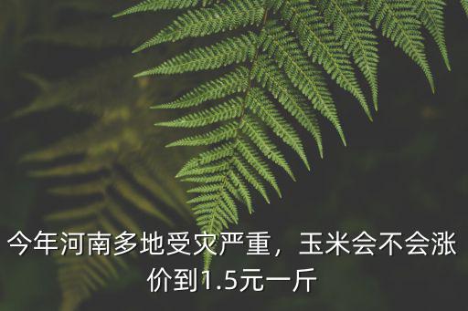 洛陽內玉米收購價多少錢一斤,玉米價格多少錢一斤