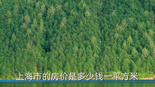 上海市的房價(jià)是多少錢一平方米