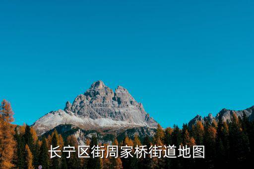 長寧區街周家橋街道地圖