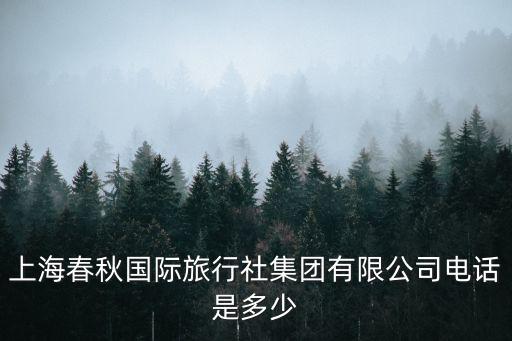 上海國際旅行社，上海哪家出國旅行社最有好