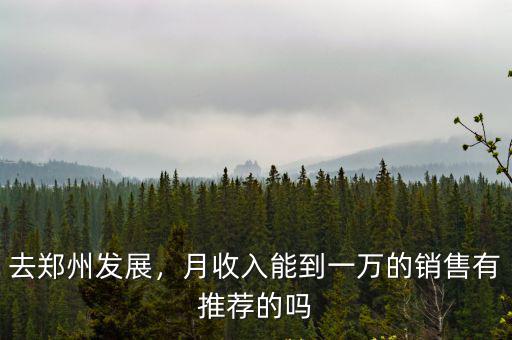鄭州銷售服裝平均多少工資,在鄭州一個月稅后1萬容易嗎