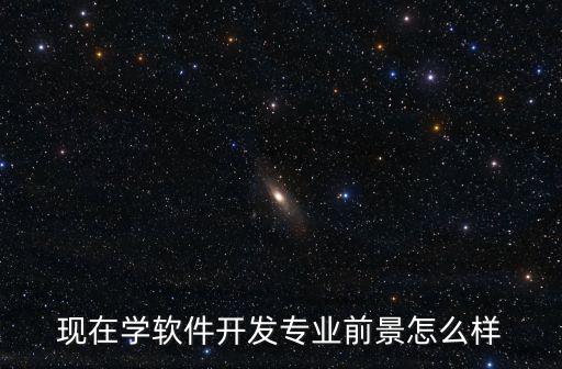 現在學軟件開發專業前景怎么樣