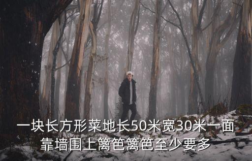 一塊長(zhǎng)方形菜地長(zhǎng)50米寬30米一面靠墻圍上籬笆籬笆至少要多