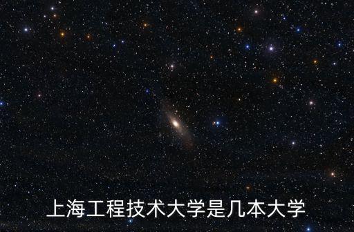 上海工程技術大學是幾本大學