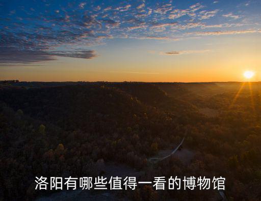 洛陽有哪些值得一看的博物館