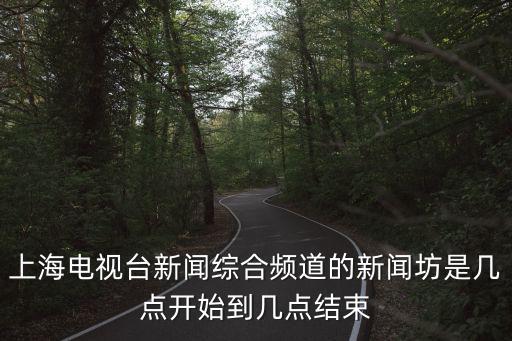 上海電視臺新聞綜合頻道的新聞坊是幾點開始到幾點結束