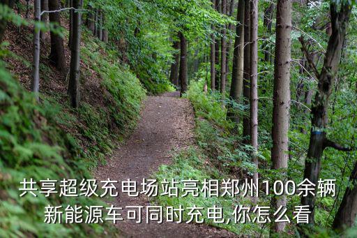 共享超級(jí)充電場站亮相鄭州100余輛新能源車可同時(shí)充電,你怎么看