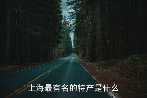上海最有名的特產是什么