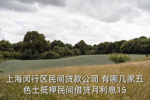 上海大額貸款，上海市內(nèi)有沒有大額銀行背債業(yè)務