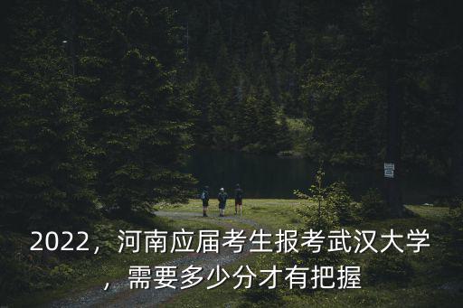 2022，河南應(yīng)屆考生報考武漢大學(xué)，需要多少分才有把握