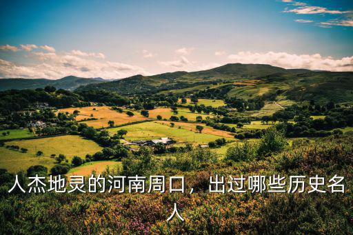 河南周口有多少同鄉(xiāng),河南周口有哪些歷史名人