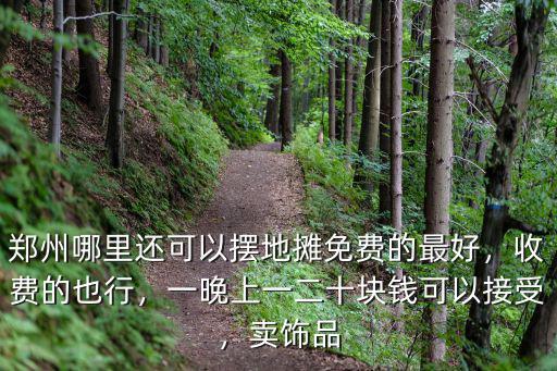 鄭州哪里還可以擺地攤免費的最好，收費的也行，一晚上一二十塊錢可以接受，賣飾品