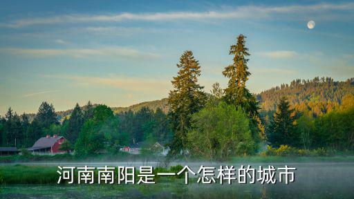 怎么說南陽是土匪,河南南陽是一個怎樣的城市